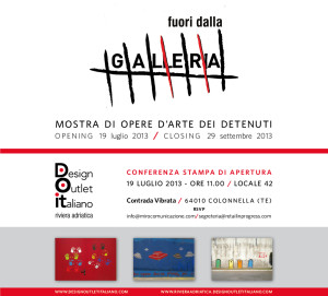 Invito COLONNELLA - mostra con MadeinJail