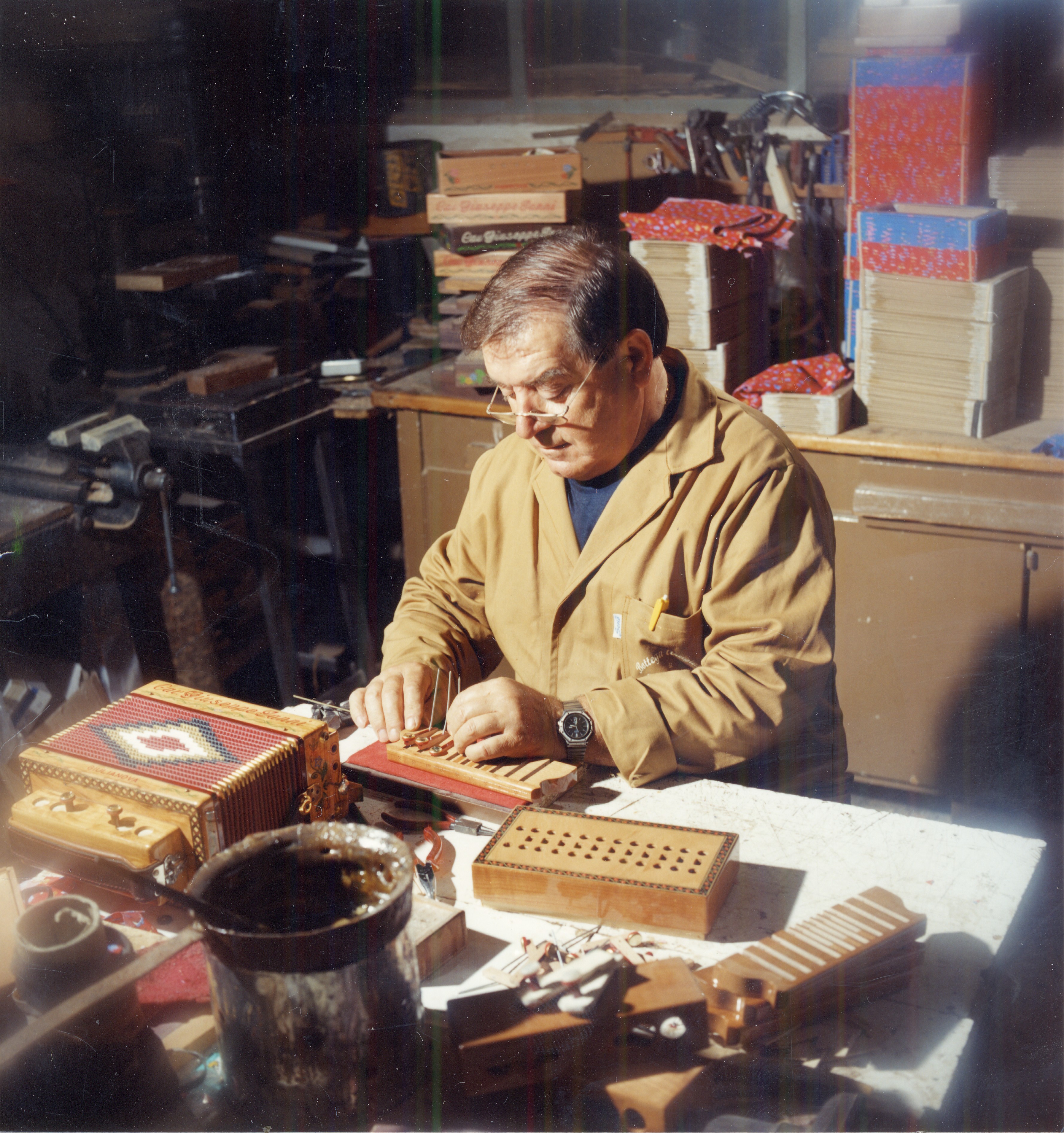 Marcello Ianni all'opera