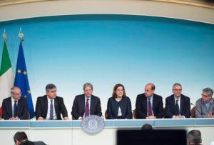 riunione ricostruzione terremoto