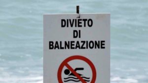 divieto balneazione