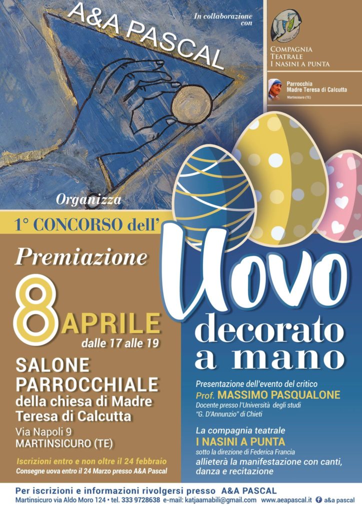 A Martinsicuro premiazione del primo concorso dell' Uovo decorato a mano