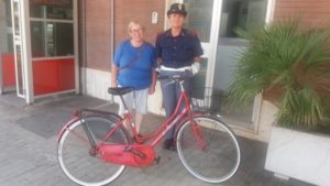 Giulianova, ritrovate biciclette rubate e riconsegnate ai proprietari