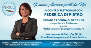 Regionali, Federica Di Pietrodi Azione Politica incontra i cittadini a Giulianova