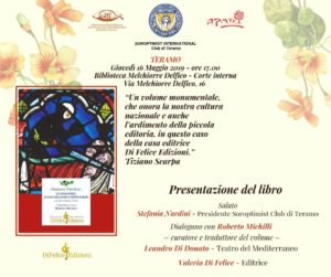 A Teramo “La leggenda di S. Giuliano l’ospitaliere” di Flaubert, tradotto da Roberto Michilli