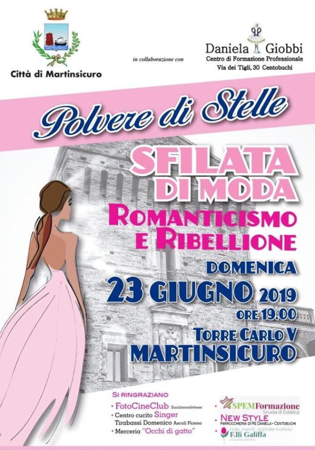 Martinsicuro, tutto pronto per la sfilata di moda alla Torre Carlo V
