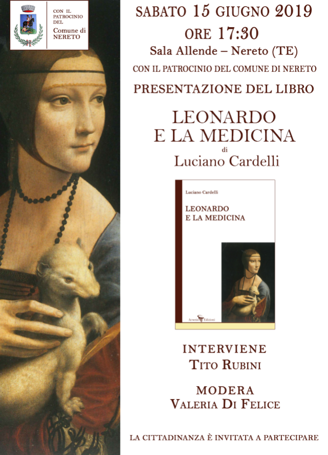 Nereto, presentazione del libro“Leonardo e la medicina”