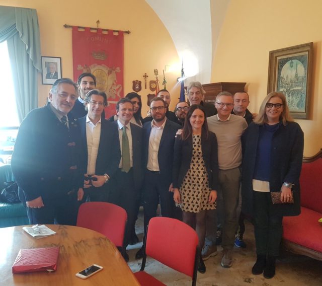 Giulianova, il sindaco Costantini riceve la visita del Sottosegretario D’Annuntiis