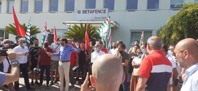 Betafence, Zennaro: “Tavolo fermo al Ministero, tenere alta attenzione”