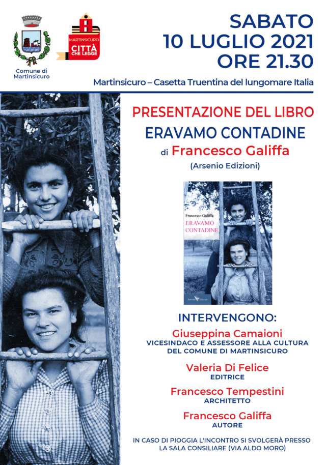 Eravamo contadine, il nuovo libro di Francesco Galiffa a Martinsicuro