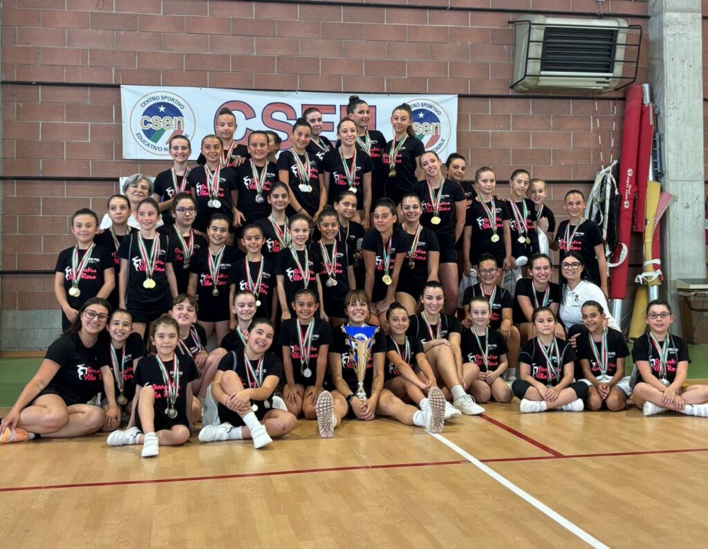 Asd Ginnastica Villa Rosa vince il trofeo nazionale Ginnastica Aerobica CSEN 2024