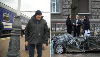 Ucraina, esplosioni a Kiev durante visita di Crosetto e Starmer