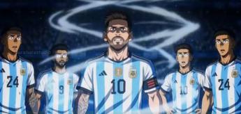 Mondiali, Messi e l’Argentina diventano… un anime