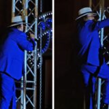 Al Bano, acrobazie a 83 anni: canta e… si arrampica sul palco – Il video